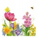 Pacote Com 20 Guardanapos De Papel 33x33cm Butterfly & Bee Napkin